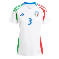 Maglia Calcio Italia Federico Dimarco #3 Seconda Divisa Donna Europei 2024 Manica Corta